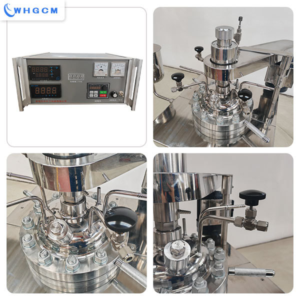 10L stainless steel magnetic seal jacket heating laboratory reactor with intelligent PID controller