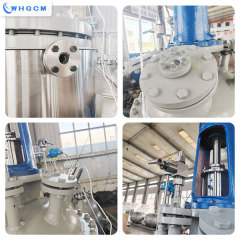250L low temperatures titanium cladding plate jacket heating pilot reactor with PID controller