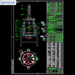 250L low temperatures titanium cladding plate jacket heating pilot reactor with PID controller