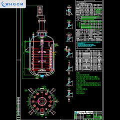 EAC CE Approved 3000L Magnetic Sealed Stainless Steel Chemical Pressure Vessel Hydrogenation Reactor