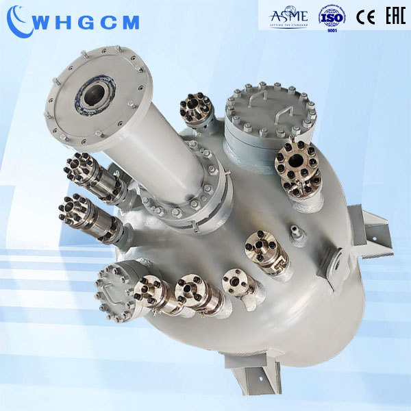 WHGCM ASME-U CE EAC 10000L Magnetic Sealed Stirrer Titanium Cladding Plate Industry Pressure Chemical Reactor