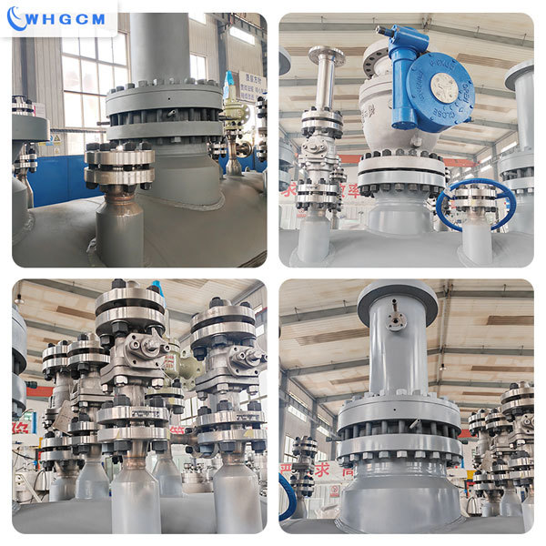 WHGCM 5500L Chemical Equipment Jacket Heating Cooling Stainless Steel Horizontal Pressure Reactor for Chemical Production