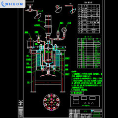 WHGCM High Performance Stainless Steel 904L High-Temperature Jacked Heating Laboratory Reactor