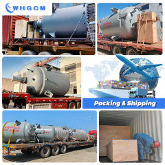 WHGCM ASME-U Custom 5000L Stainless Steel Cladding Plate Jacket Heating High Pressure Tank Industry Chemical Reactor
