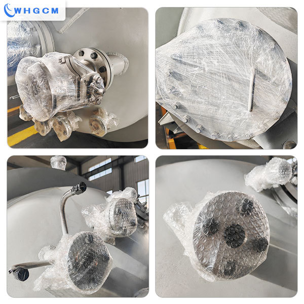 WHGCM ASME CE EAC 5000L Stainless Steel Cladding Plate Jacket Industry High Pressure Autoclave Reactor