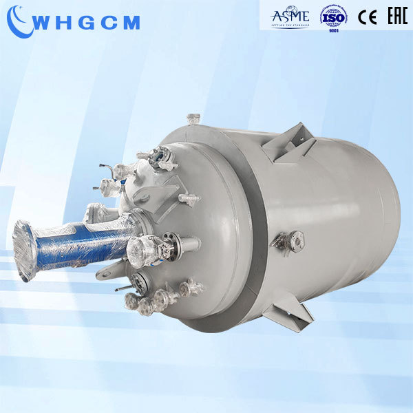 WHGCM ASME-U Custom 5000L Stainless Steel Cladding Plate Jacket Heating High Pressure Tank Industry Chemical Reactor