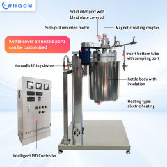 ASME CE EAC 10L 20L 50L High Pressure Stainless Steel Tank Chemical Autoclave Lab Reactor with Manually Lifting Device