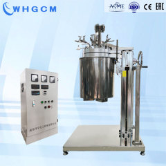 ASME CE EAC 10L 20L 50L High Pressure Stainless Steel Tank Chemical Autoclave Lab Reactor with Manually Lifting Device