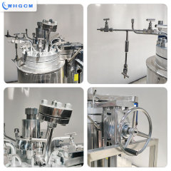 ASME CE EAC 10L 20L 50L High Pressure Stainless Steel Tank Chemical Autoclave Lab Reactor with Manually Lifting Device