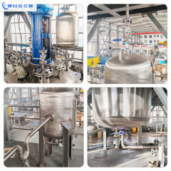 WHGCM ASME-U CE-PED EAC-COC 2000L Stainless Steel Industrial Glue Polymer Reactor System with 800L Monomer Pre-mixing Tank