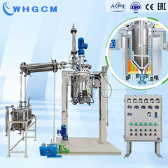 WHGCM 100L stainless steel 304 polycondensation reactor with distillation system
