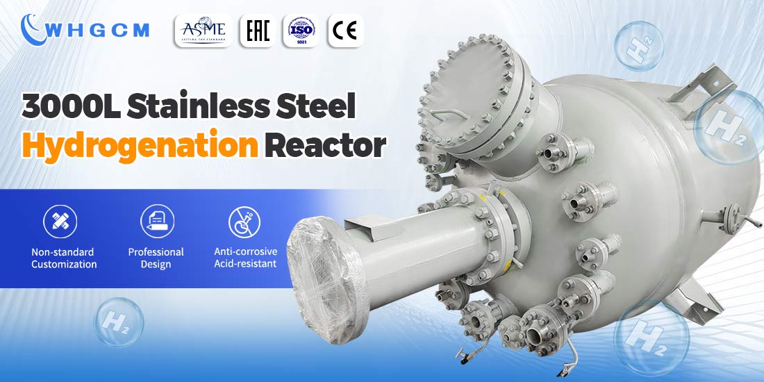 poster of the 3000L Magnetic Seal High Pressure Hydrogenation and Chemical Jacketed Batch Reactor