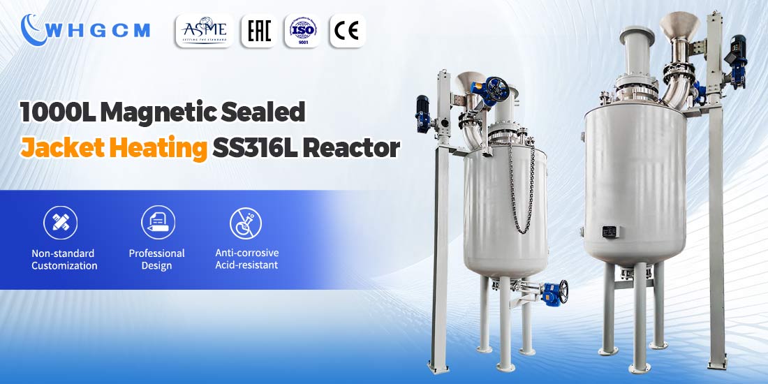 poster of the 1000L Industrial High Temperature Outer Coils Jacket Industry Reactor