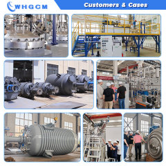 Factory Price 1000L Stainless Steel High Pressure Outer Coils Jacket Efficient Mixing Chemical Industrial Reactor