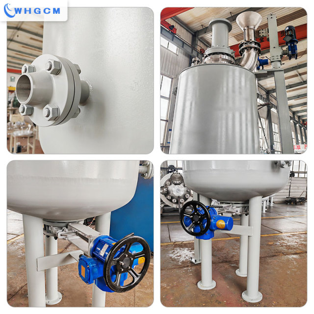 ASME CE EAC 1000L Industrial High Temperature Outer Coils Jacket Pressure Industry Reactor with Electric Lifting Device