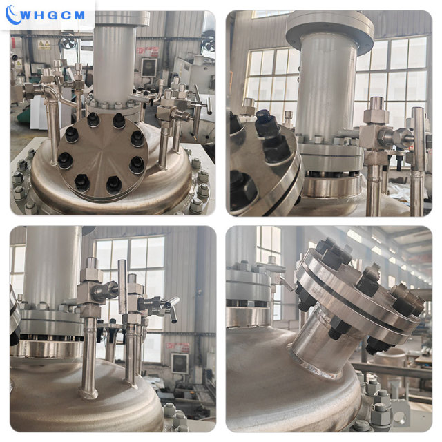 WHGCM ASME EAC CE Certified 300L Stainless Steel Mixing tank Hydrogenation Reactor Chemical Pilot Pressure Vessel