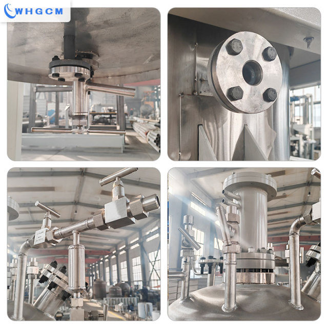 WHGCM 300L Jacket Heating Stainless Steel Cryogenic Pilot Hydrogenation Reactor
