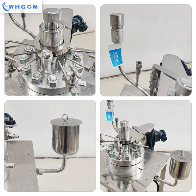 WHGCM NEW 10L Magnetic Sealed Hastelloy Autoclave Electric Heating Lab High Pressure Reactor with Explosion-proof Motor
