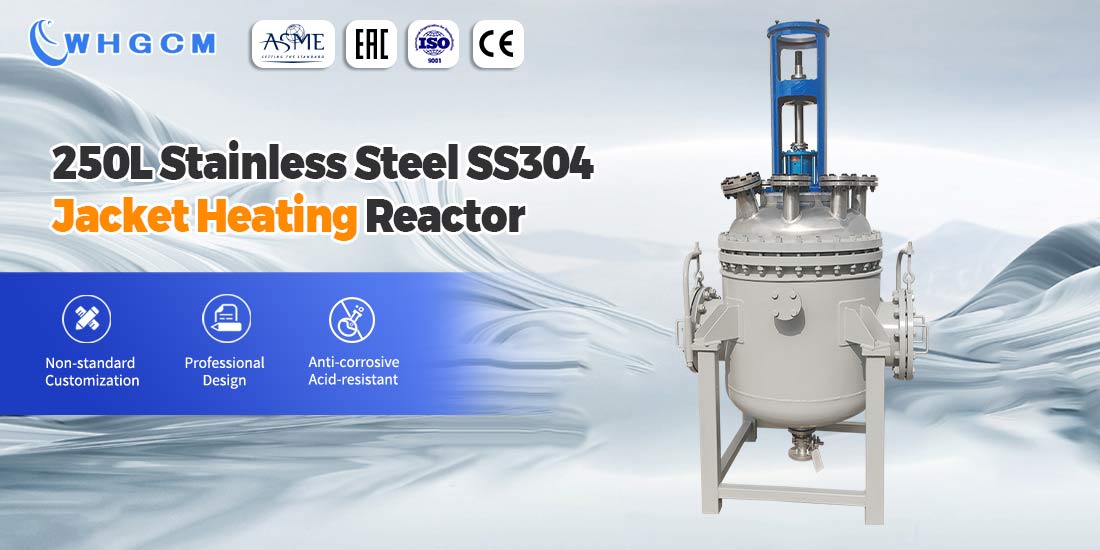 Poster of the 250L Stainless Steel SS304 Jacket Heating Pilot Polymer Pressure Chemical Reactor