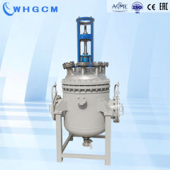WHGCM ASME-U Custom 250L Stainless Steel Chemical Pilot Reactor with Mechanical sealed Coupler Stirrer