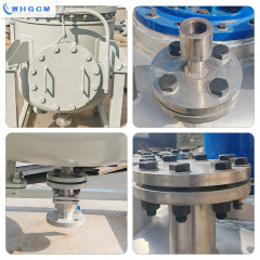 WHGCM ASME-U Custom 250L Stainless Steel Chemical Pilot Reactor with Mechanical sealed Coupler Stirrer