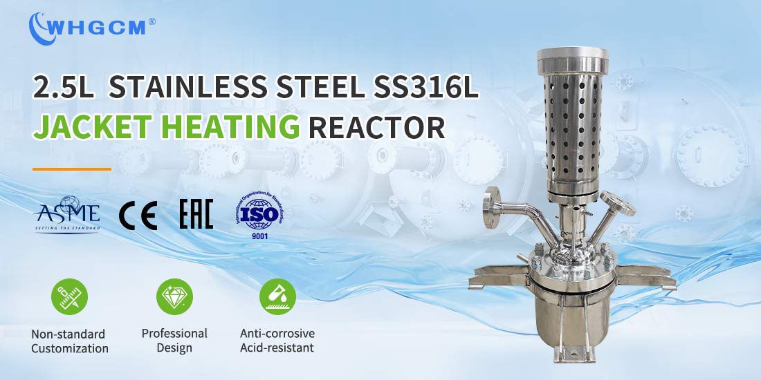 Poster of the 2.5L HighTemperature Stainless Steel Jacketed Chemical Reactor