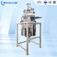 Hot Sale 500L Jacketed Stainless Steel Pyrolysis Reactor Chemical with 70L Isobaric Material Feeding tank