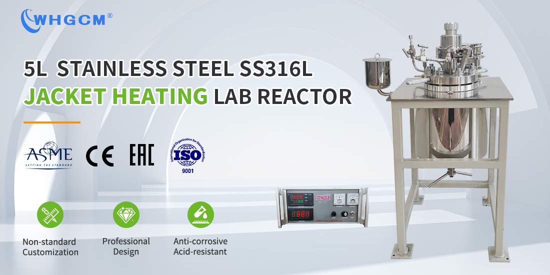 Poster of the  5L High Pressure High Temperature Stainless Steel Jacketed  Lab Reactor