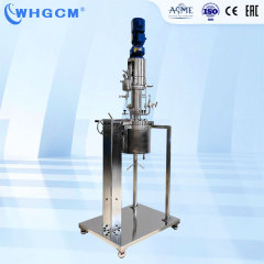 EAC CE Certified 5L Stainless Steel Jacket Heating Lab Chemical Pressure Hydrometallurgy Reactor With Magnetic Sealing Coupler