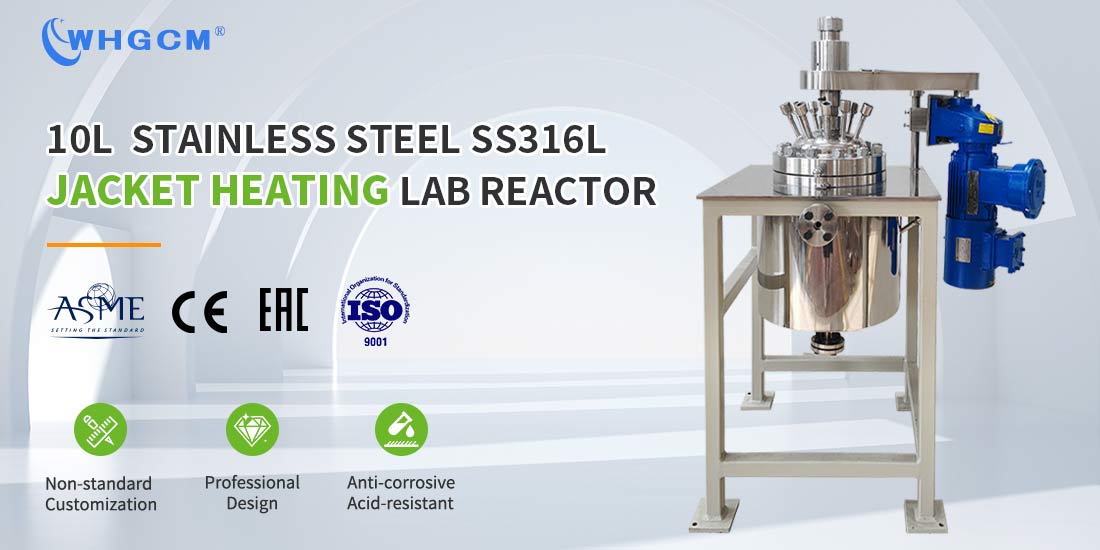 Poster of the 10L Stainless Steel SS316L Jacket Heating Lab Chemical Pressure Reactor 