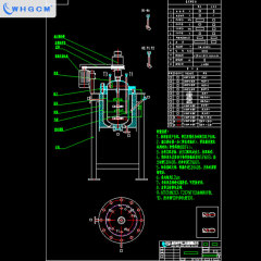 10L Stainless Steel SS316L Jacket Heating Lab Chemical Pressure Reactor With Magnetic Sealing Coupler