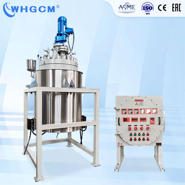ASME-U CE-PED EAC-COC 300L High Pressure Pilot Hydrogenation Chemical Reactor with Explosion-proof Motor