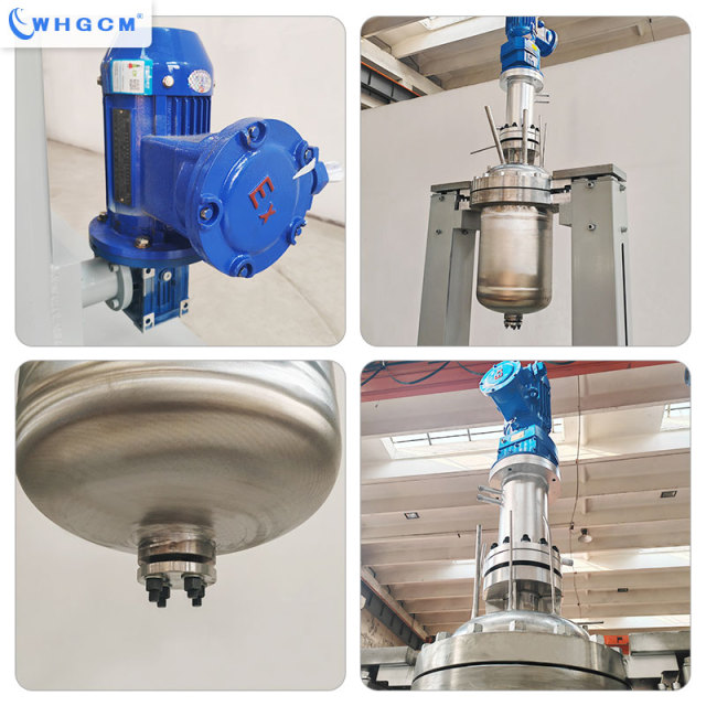 ASME-U CE-PED EAC-COC 50L High Temperature Stainless Steel SS304 Hydrometallurgy Reactor with Explosion-proof Motor