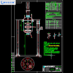 ASME-U CE-PED EAC-COC 50L High Temperature Stainless Steel SS304 Hydrometallurgy Reactor with Explosion-proof Motor