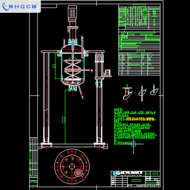 ASME-U CE-PED EAC-COC 50L High Temperature Stainless Steel SS304 Hydrometallurgy Reactor with Explosion-proof Motor