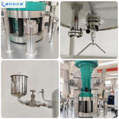 ASME CE EAC ISO Certified 50L Hastelloy C276 Jacket Heating Pressure Tank Vessel Reactor With Mechanical sealed coupler