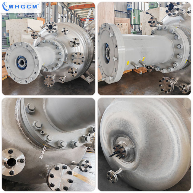 WHGCM 2000L Jacketed Heating Stainless SS316L Hydrogenation Reactor with Explosion-proof Motor