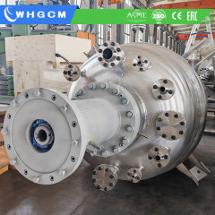 WHGCM 2000L Jacketed Heating Stainless SS316L Hydrogenation Reactor with Explosion-proof Motor