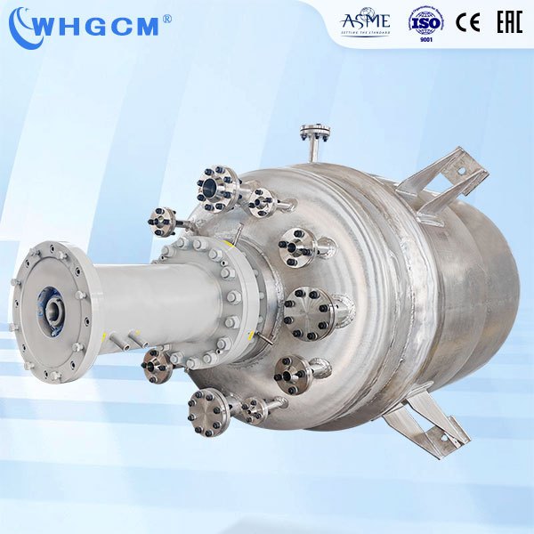Chemical equipment 2000L High Pressure Stainless Steel Jacket Heating Chemical Industrial Reactor with Magnetic-sealed Stirrer