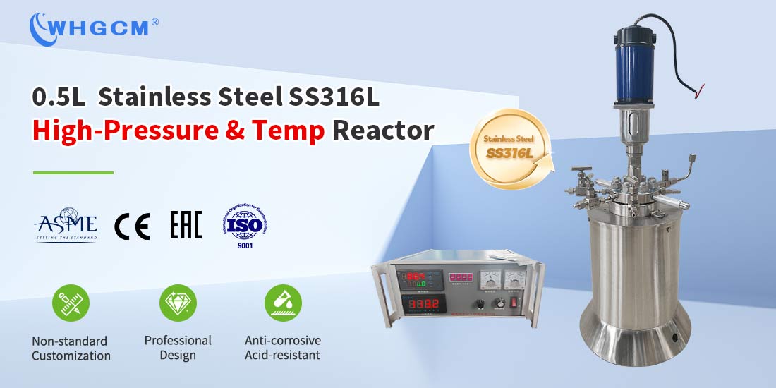 Poster of the 0.5L High Pressure High Temperature Electric Heating Stainless Steel Lab Chemical Reactor 