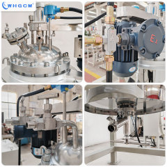WHGCM New 50L High Temperature Stainless Steel Jacket Heating Reactor with explosion-proof motor and Magnetic sealing coupler