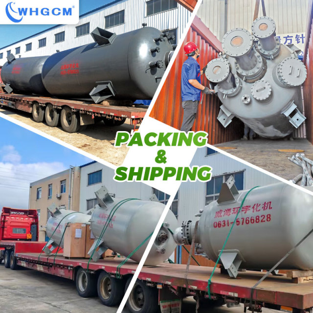 WHGCM New 50L High Temperature Stainless Steel Jacket Heating Reactor with explosion-proof motor and Magnetic sealing coupler