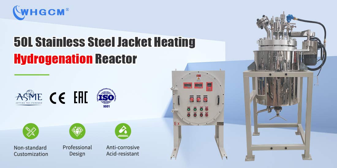 Poster of the  50L Stainless Steel Steam Jacket Heating High Pressure Hydrogenation Reactor 