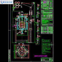 ASME CE 50L Stainless Steel Steam Jacket Heating High Pressure Hydrogenation Reactor with Explosion-proof Motor