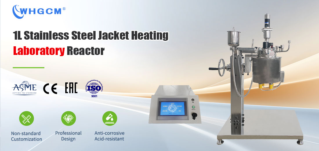 Poster of the 1L Chemical Lab Autoclave High Pressure Reactor Manual Lifting Stainless Steel Pressure Vessel Reactor