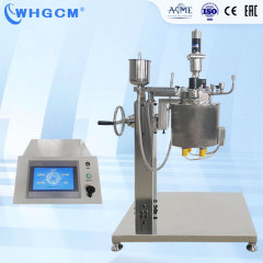 ASME-U EAC Factory Price 1L Chemical Lab Autoclave High Pressure Reactor Manual Lifting Stainless Steel Pressure Vessel Reactor