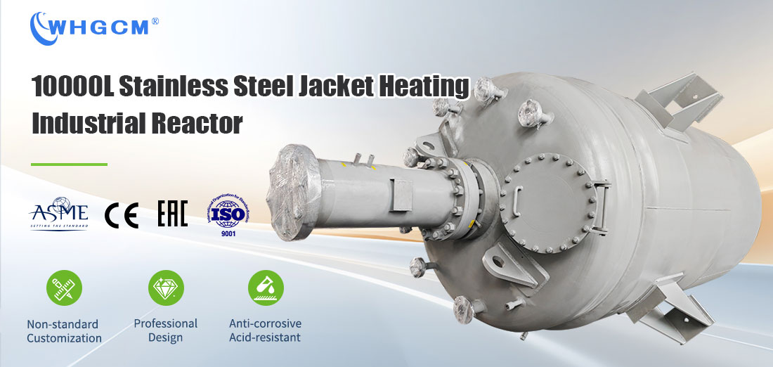 poster of the10m&sup3; Industrial Mixing Pressure Vessel Stainless Steel Jacketed Chemical Reactor