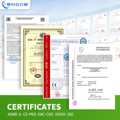 Factory Direct 10m³ Industrial Mixing Pressure Vessel Stainless Steel Jacketed Chemical Reactor