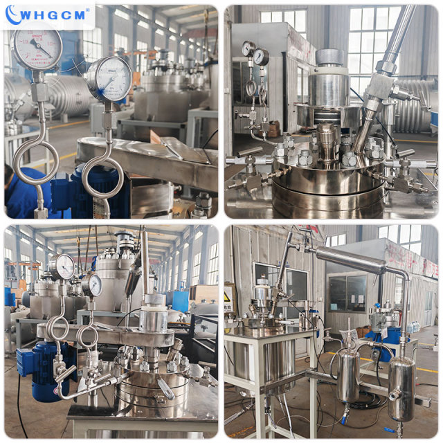 ASME-U EAC Factory Price 5L Stainless Steel Chemical Distillation Pressure Laboratory Reactor for Chemical Synthesis and Vacuum Distillation