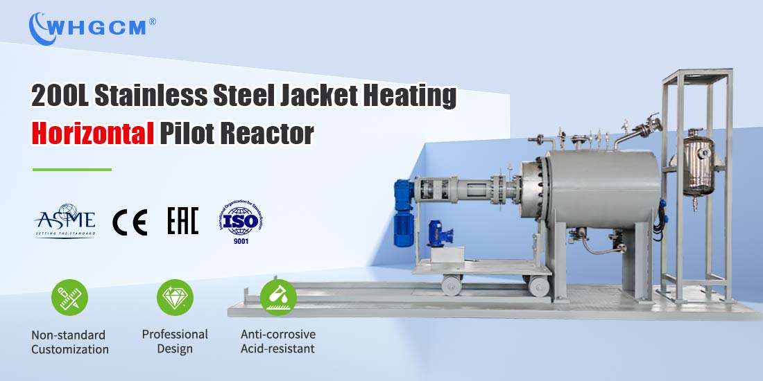 Poster of the  200L Stainless Steel Jacket Heating Horizontal Pilot Chemical Reactor